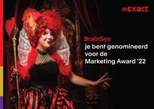 BrainSys genomineerd voor marketing award 2022